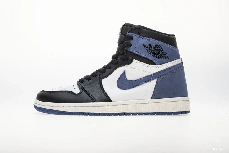 555088-115 OG Air Jordan Retro  High Blue 1 Moon 1009